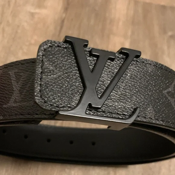 Louis Vuitton Black Monogram Belt